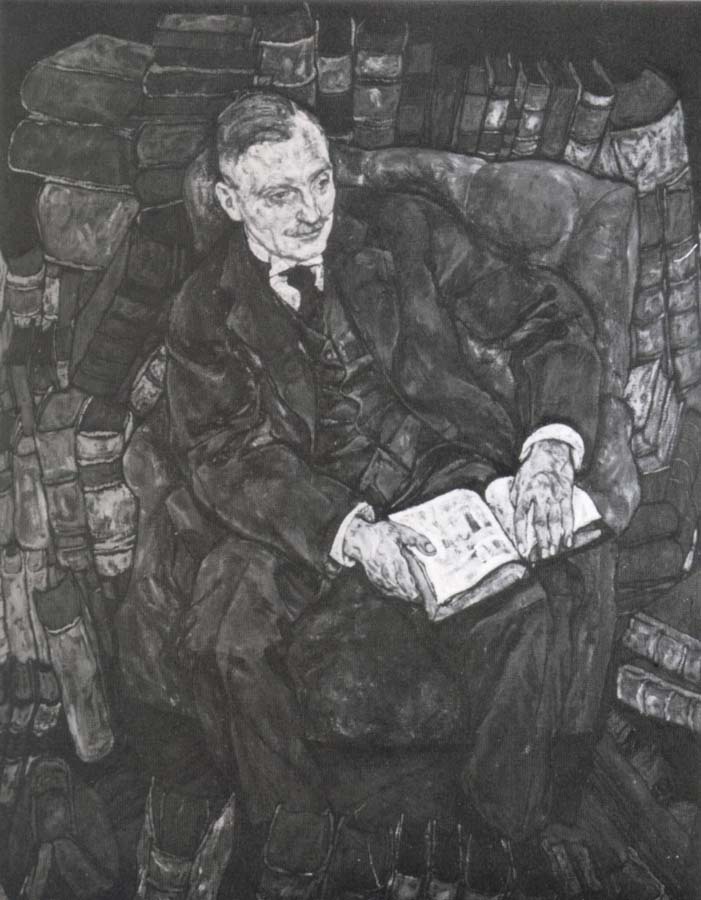 Egon Schiele Portrait of Dr.Franz Martin Haberditzl